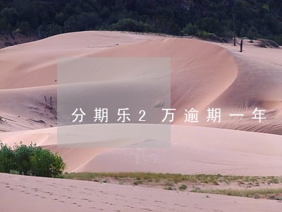 分期乐2万逾期一年 分期乐2万逾期一年