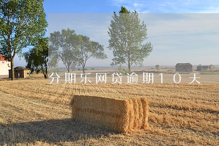 分期乐网贷逾期10天 分期乐网贷逾期10天