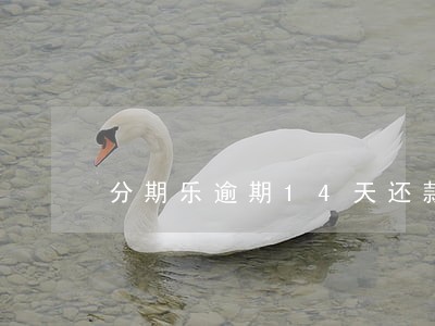 分期乐逾期14天还款会上征信吗 分期乐逾期14天还款会上征信吗