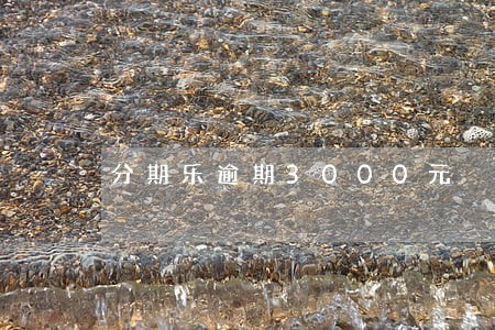 分期乐逾期3000元 分期乐逾期3000元