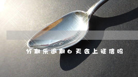 分期乐逾期6天会上征信吗 分期乐逾期6天会上征信吗