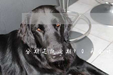 分期还款逾期90天会计核算 分期还款逾期90天会计核算