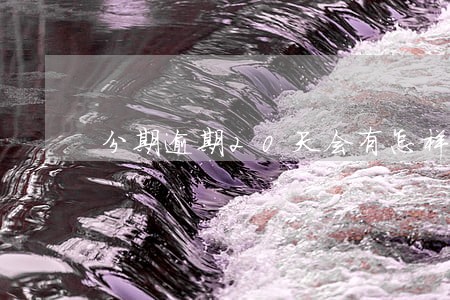 分期逾期20天会有怎样的处罚 分期逾期20天会有怎样的处罚