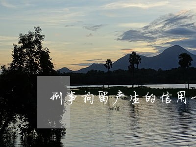 刑事拘留产生的信用卡逾期