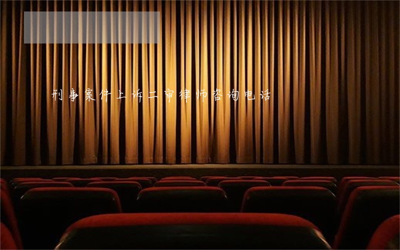 刑事案件上诉二审律师咨询电话 刑事案件上诉二审律师咨询电话