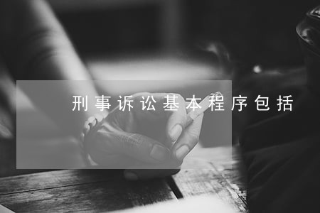 刑事诉讼基本程序包括