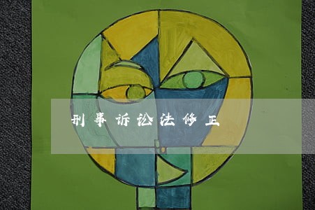 刑事诉讼法修正 刑事诉讼法修正