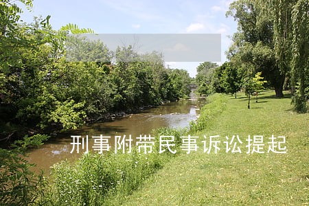 刑事附带民事诉讼提起 刑事附带民事诉讼提起