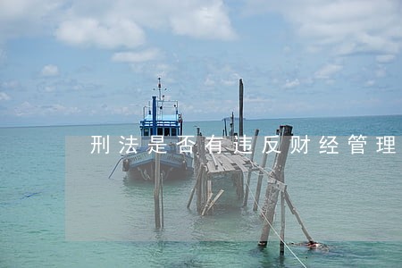 刑法是否有违反财经管理的规定 刑法是否有违反财经管理的规定