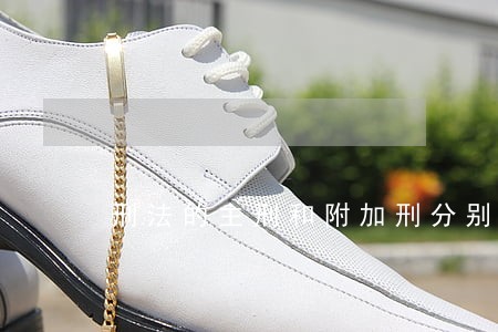 刑法的主刑和附加刑分别是什么 刑法的主刑和附加刑分别是什么