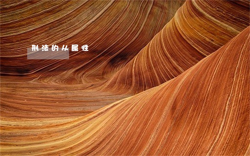 刑法的从属性