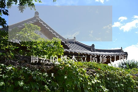 刑法的基本立场修订版pdf 刑法的基本立场修订版pdf
