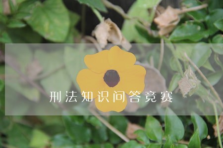 刑法知识问答竞赛