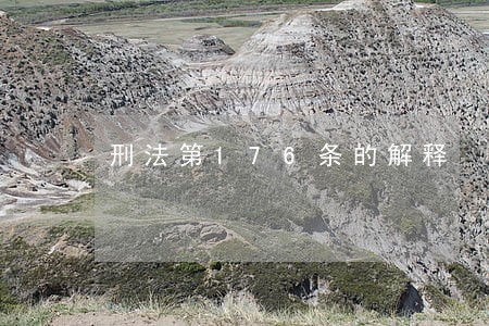 刑法第176条的解释 刑法第176条的解释