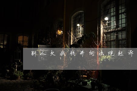 别人欠我钱并向法院起诉 别人欠我钱并向法院起诉