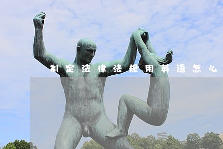 制定法律法规用英语怎么说 制定法律法规用英语怎么说