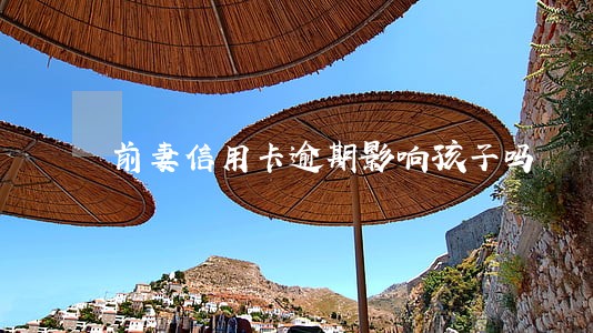 前妻信用卡逾期影响孩子吗