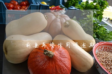前妻再婚信用卡逾期 前妻再婚信用卡逾期