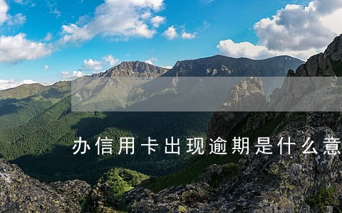 办信用卡出现逾期是什么意思