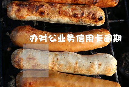办对公业务信用卡逾期 办对公业务信用卡逾期