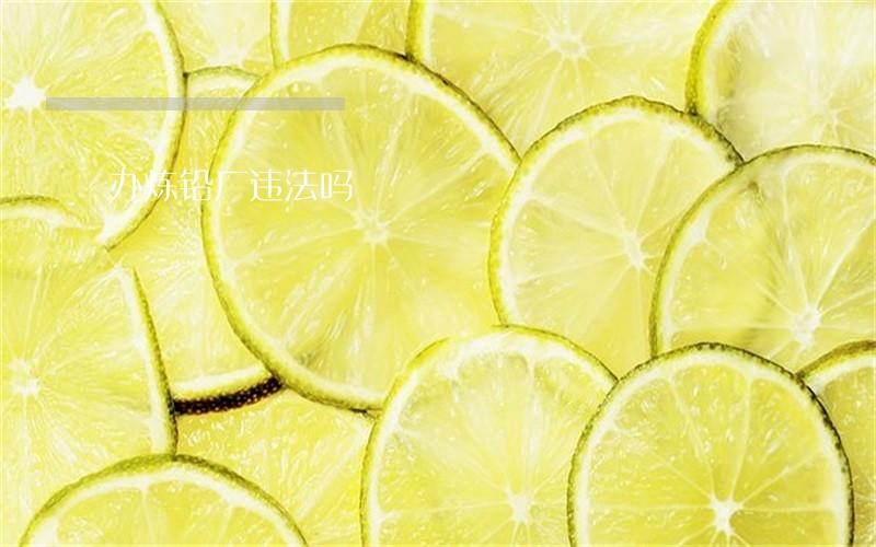 办炼铅厂违法吗 办炼铅厂违法吗