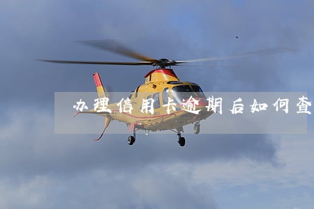 办理信用卡逾期后如何查进度 办理信用卡逾期后如何查进度