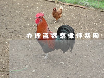 办理盗窃案律师费用 办理盗窃案律师费用