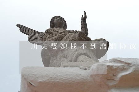 功夫婆媳找不到离婚协议 功夫婆媳找不到离婚协议