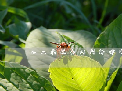 加工承揽合同纠纷律师顾问公司 加工承揽合同纠纷律师顾问公司