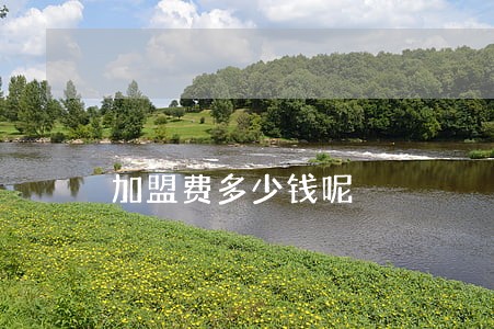 加盟费多少钱呢 加盟费多少钱呢
