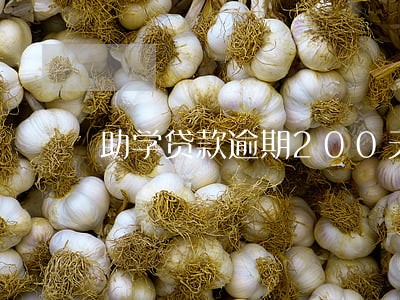 助学贷款逾期200天 助学贷款逾期200天