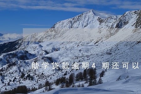 助学贷款逾期4期还可以贷款 助学贷款逾期4期还可以贷款