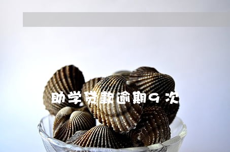 助学贷款逾期9次 助学贷款逾期9次