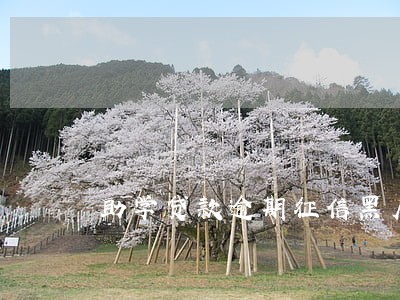 助学贷款逾期征信黑户是什么标准