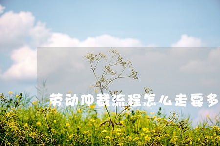 劳动仲裁流程怎么走要多久