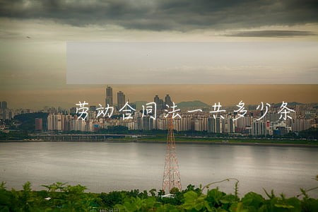劳动合同法一共多少条 劳动合同法一共多少条