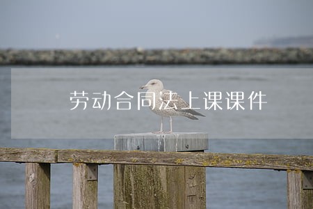 劳动合同法上课课件 劳动合同法上课课件