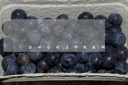 劳动合同法仲裁案例