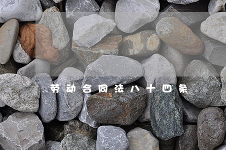 劳动合同法八十四条 劳动合同法八十四条