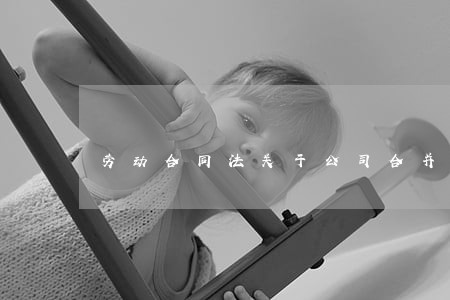 劳动合同法关于公司合并 劳动合同法关于公司合并