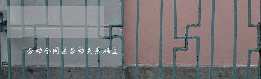 劳动合同法劳动关系确立 劳动合同法劳动关系确立