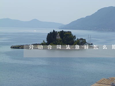 劳动合同法急辞怎么算 劳动合同法急辞怎么算