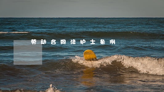 劳动合同法护士条例 劳动合同法护士条例