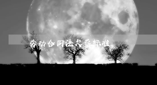 劳动合同法欠薪标准 劳动合同法欠薪标准