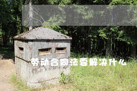 劳动合同法要解决什么 劳动合同法要解决什么