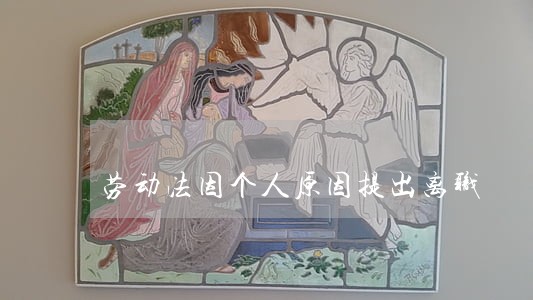 劳动法因个人原因提出离职