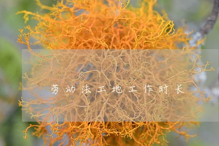 劳动法工地工作时长