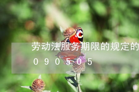 劳动法服务期限的规定的/2023021090505