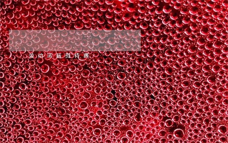 劳动法薪资待遇