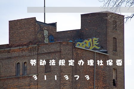 劳动法规定办理社保要求/2023021311373 劳动法规定办理社保要求/2023021311373